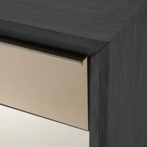 Desk with Mirrored Drawer Fronts and Soft Close Storage